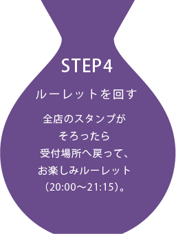 STEP4 ルーレットを回す